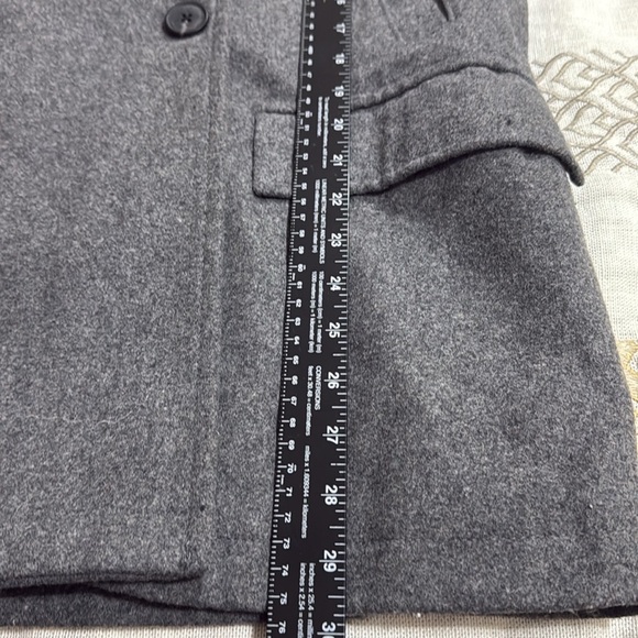 (N5) Old Navy: vintage Men's Wool Blend Peacoat, Size M - Picture 8 of 11